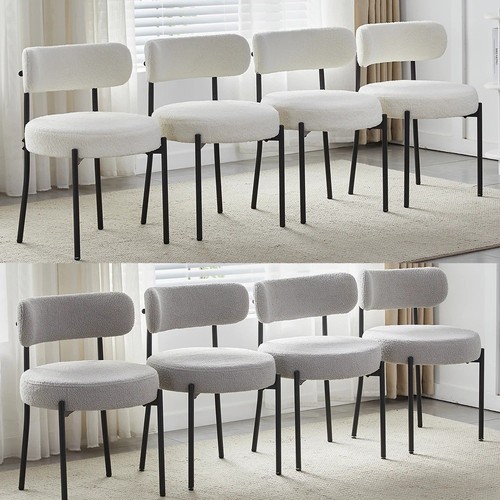 Boucle esszimmerstühle - 2/4/6,