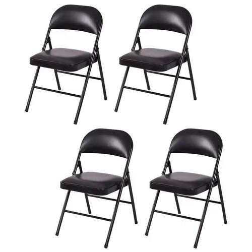 Schwarz klappstuhl klappbar - schwarz,