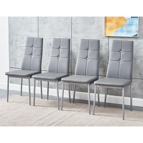 4er set moderne grau - set,