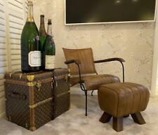 Echtleder braun Feature Akzent