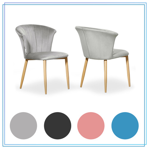 Elsa velvet lux stuhl retro - elsa,